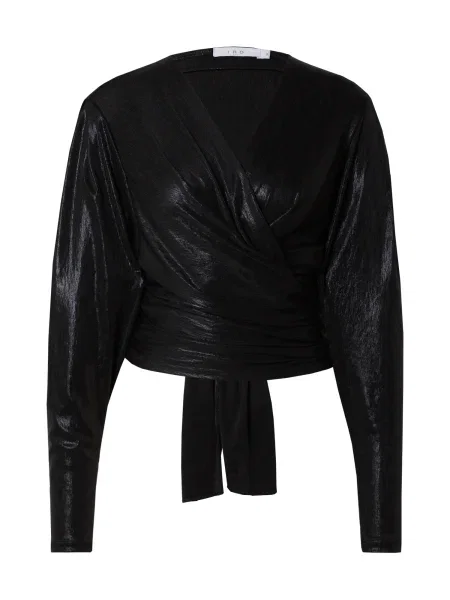 IRO Tricou negru amestecat