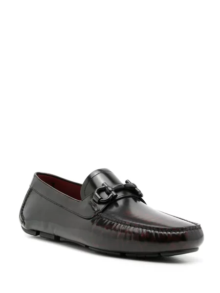 Pantofi loafer Ferragamo din piele maro