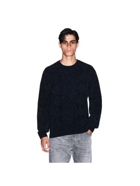 Sweter Armani Exchange niebieski