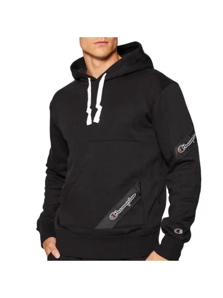 Bluza sportowa Champion Asymmetric Pocket Hoodie czarna