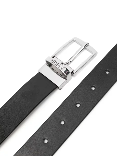 Pasek dziecięcy Emporio Armani czarny