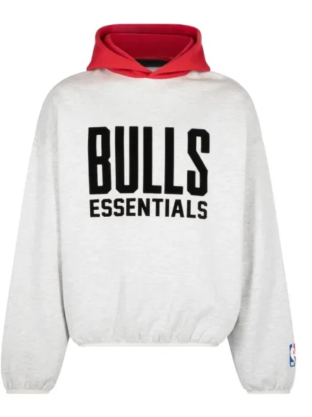 Kapucnis melegítő felső Fear Of God Essentials szürke