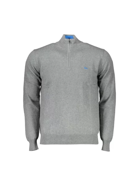 Sweter Harmont & Blaine z długim rękawem szary