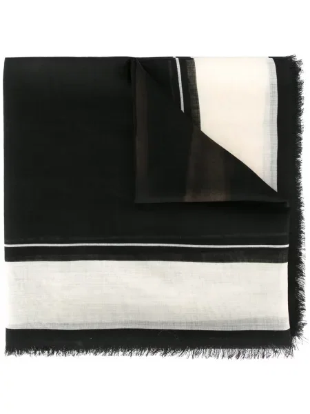 Fular Givenchy cu imagine negru