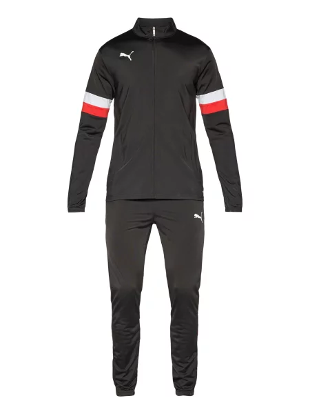 PUMA Tepláková souprava červená / černá bílá