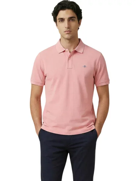 Tricou polo Gant albastru