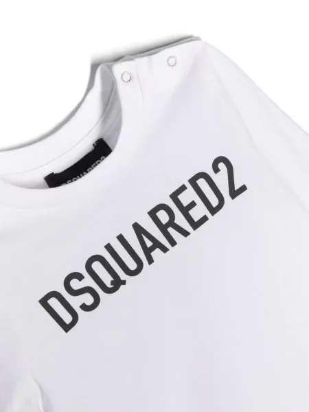 Koszulka dziecięca Dsquared2 biała