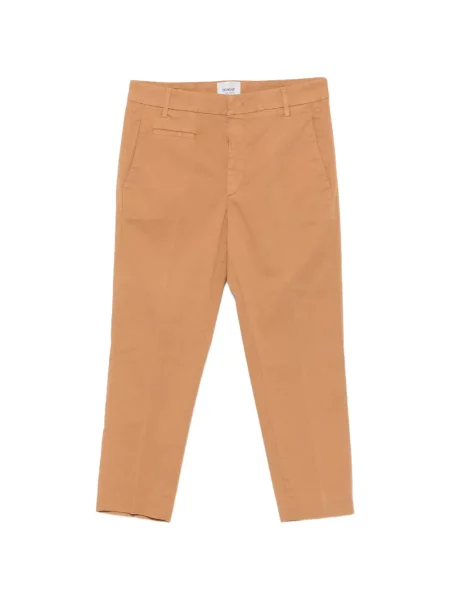 Pantaloni Dondup cu autograf maro