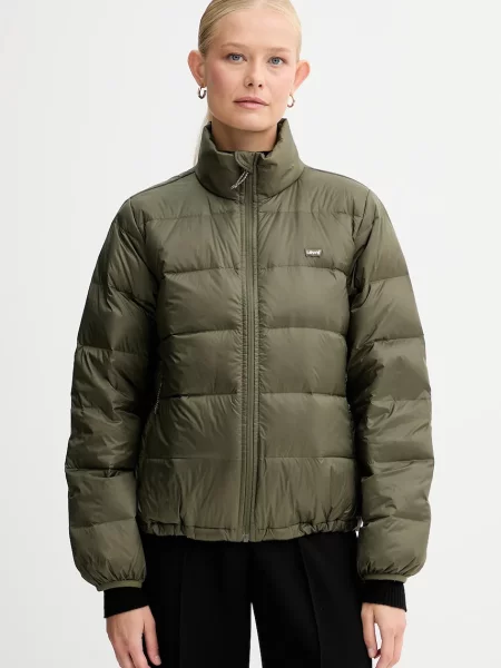 Пухено яке Levi's черно