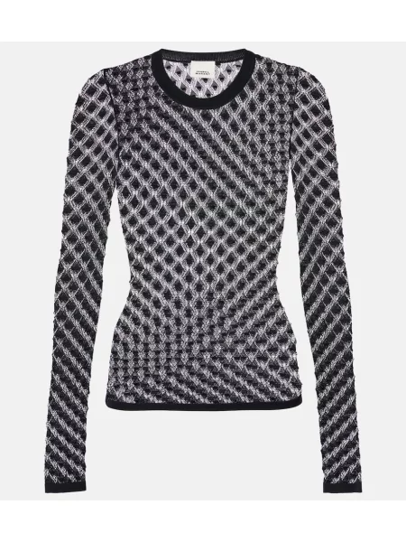 Pulover Isabel Marant tricotate negru