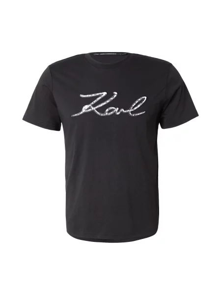 Karl Lagerfeld Tricou negru alb