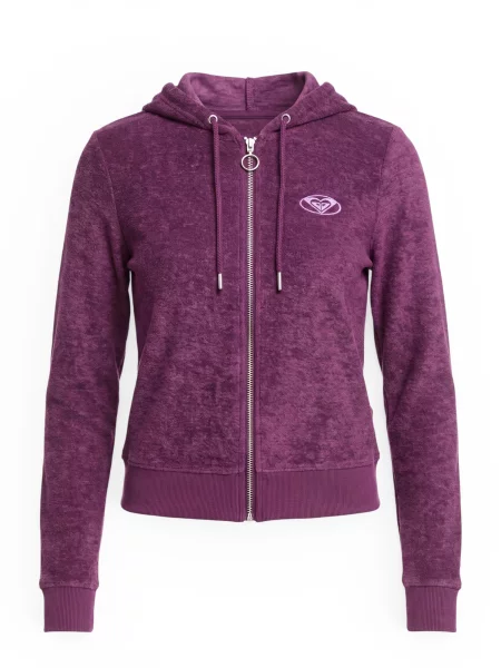 ROXY Jachetă fleece Beachy Keen ciclam roz