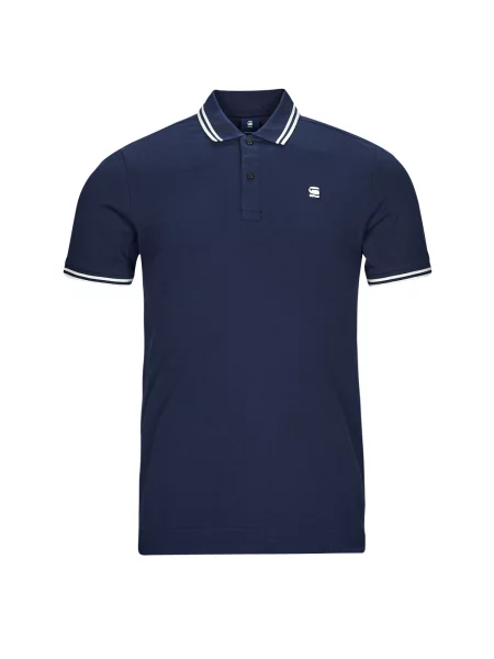 G-Star RAW Póló Dunda tengerészkék / fehér kék