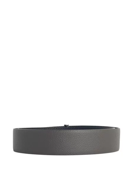 Cu centură curea Tom Ford din piele gri