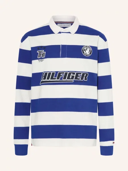 Tommy Hilfiger Žerzejová Polokošile modrá bílá