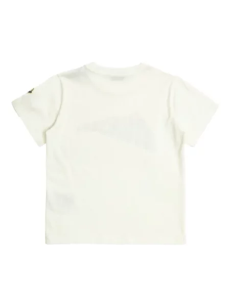 Koszulka dziecięca Moncler Enfant biała