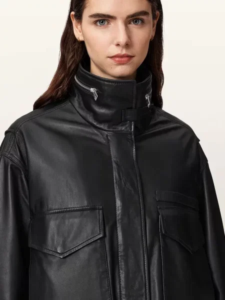 Кожаная куртка Allsaints