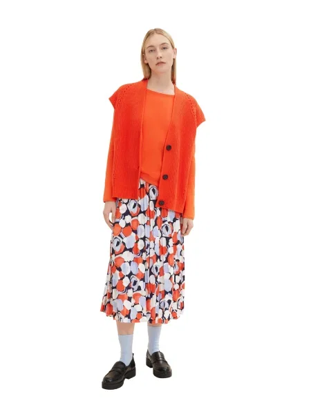 TOM TAILOR Pulover roșu orange