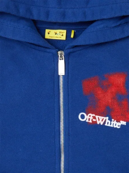 Bluza z kapturem dziecięca Off-white biała