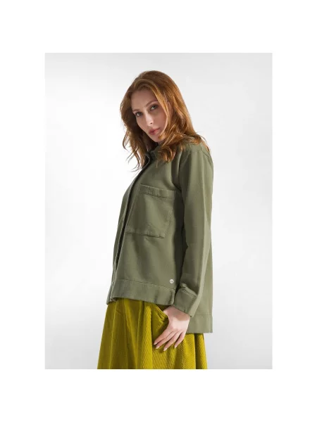 Cămașă Deha din fleece verde