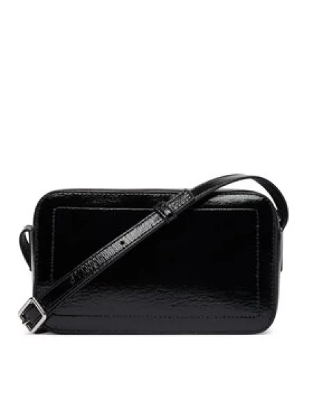 Calvin Klein Rankinė Bold Ck Outline Camera Bag Juoda balta