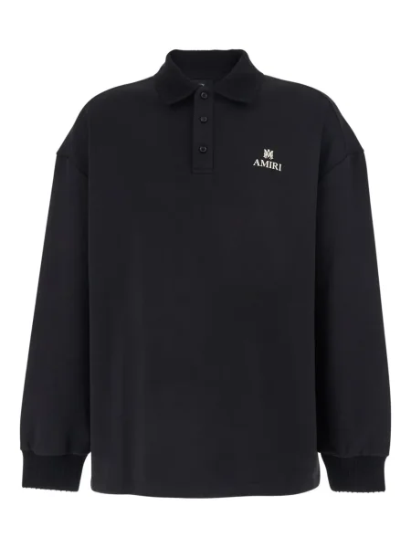 Polo Amiri cu imagine negru