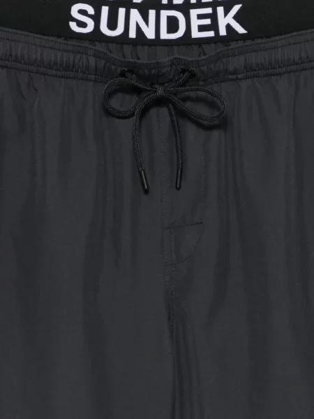 Slip de baie Sundek cu autograf negru