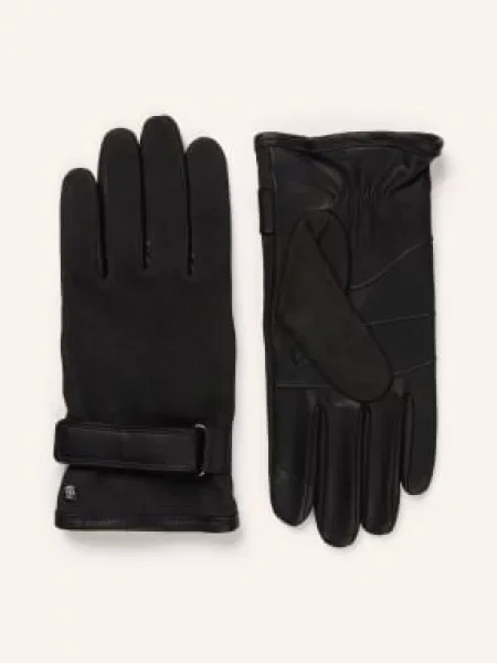 Roeckl Kožené Rukavice Bregenz černá