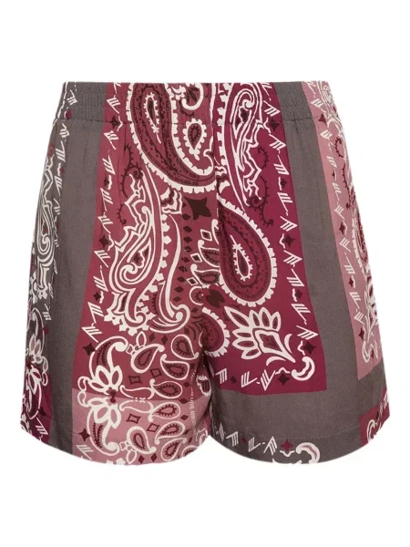 Pantaloni scurți The Attico cu imagine roșu