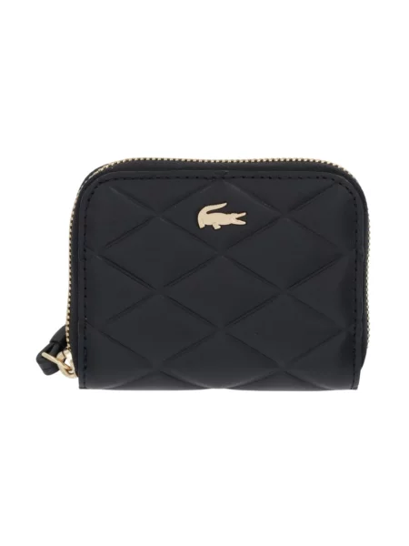Lacoste portfel skórzany czarny
