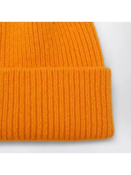 Czapka Le Bonnet wełniana pomarańczowa