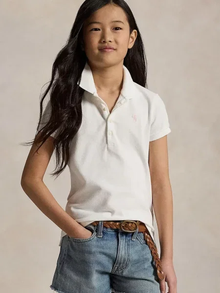 Polo majica Polo Ralph Lauren s kratkimi rokavi bela