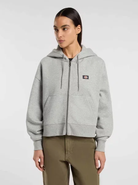 Кофта Dickies Oakport бавовна/поліестер сірий