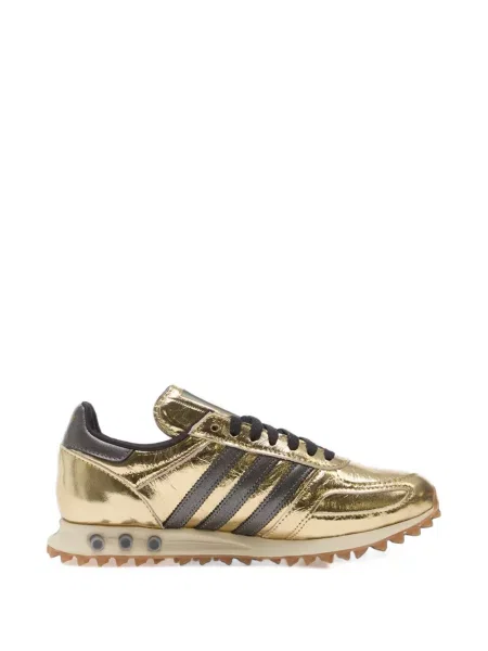 Top Adidas cu broderie alergare din jerseu negru