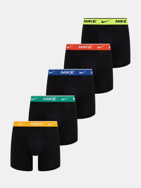 Pánske boxerky Nike Essential Cotton Stretch 5 pairs black/volt/pt red/game royal/sm green/un gold wb čierna