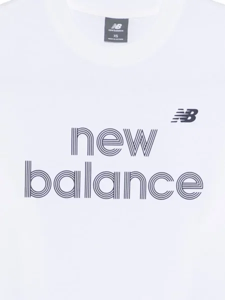 Μπλούζα New Balance με σχέδιο λευκό