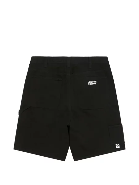 Шорти Aape By *a Bathing Ape® с автограф черно