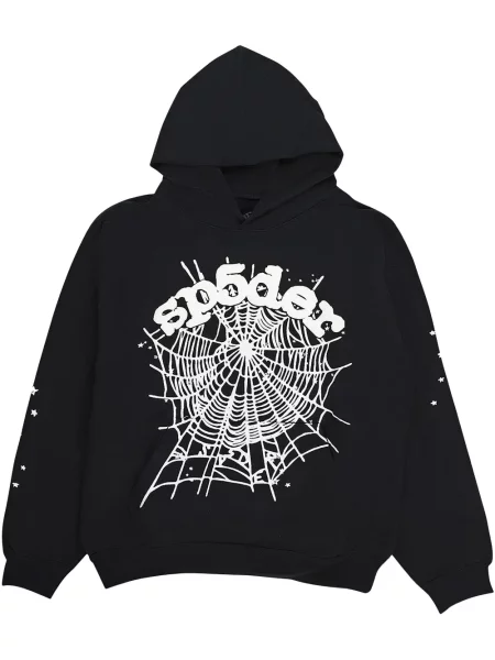 Hoodie Sp5der μαύρο