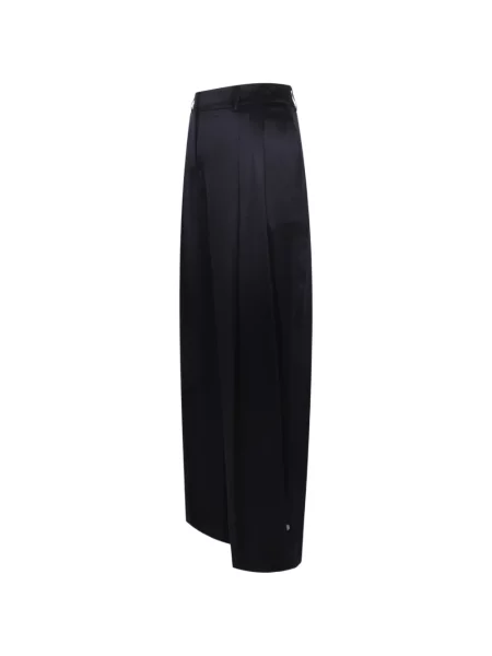 Pantaloni Peserico din satin albastru