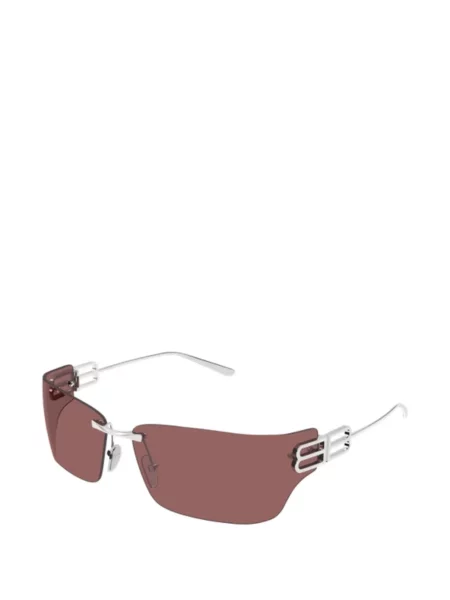 Sunčane naočale Balenciaga Eyewear s autogramom srebrena