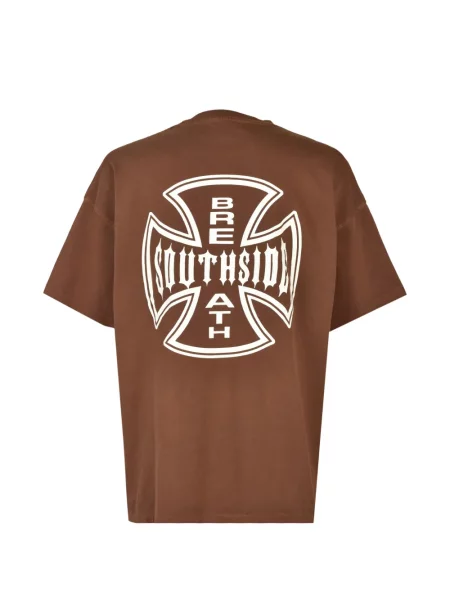 Tricou Breath cu imagine maro