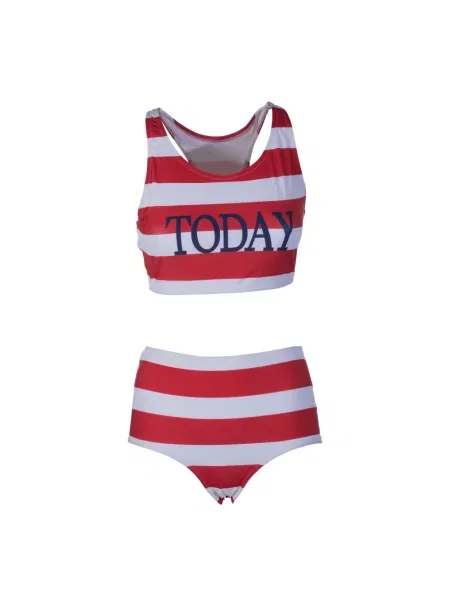 Strój kąpielowy Alberta Ferretti czerwony