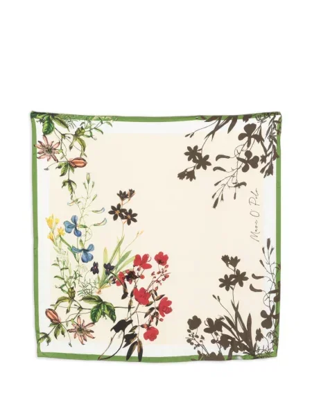 Fular Marc O'polo cu model floral cu imagine