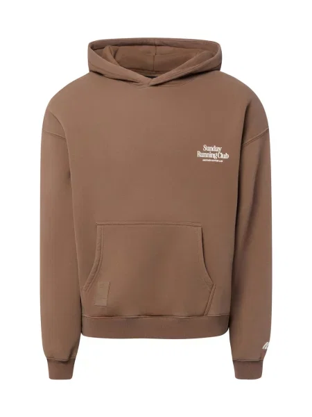 Another Cotton Lab bluza z kapturem Mężczyźni S brązowy
