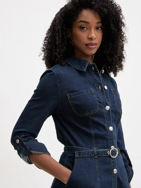 Morgan сукня-сорочка джинсова