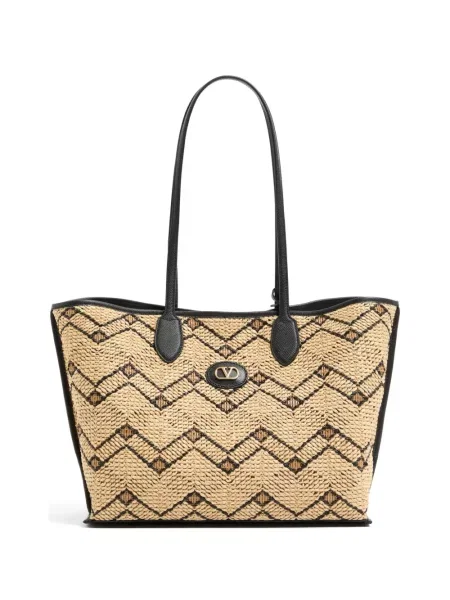 Geantă shopper Valentino Garavani cu imprimeu geometric