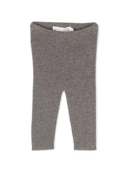 Legginsy dziecięce Bonpoint brązowe