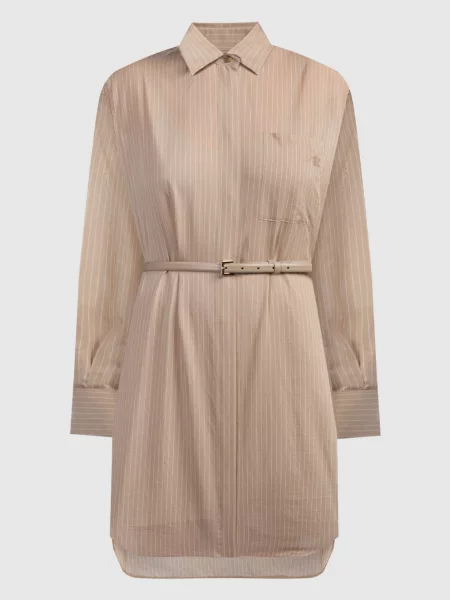 Сукня-сорочка BRIOSO в смужку Max Mara бежева