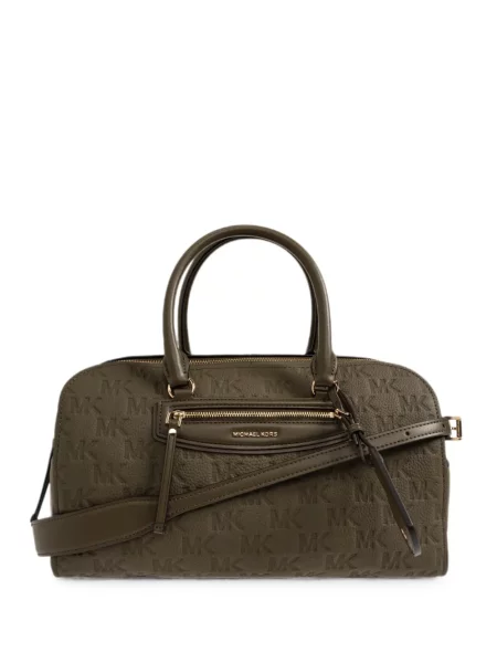 Geantă Michael Michael Kors din piele cu volane roz