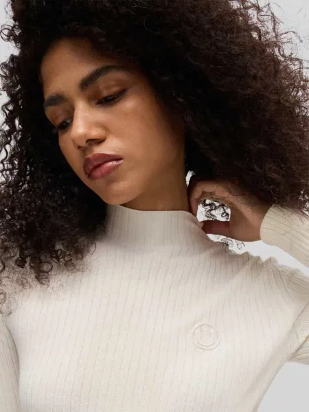 Hugo Blue Sweter Sarmie blau biały